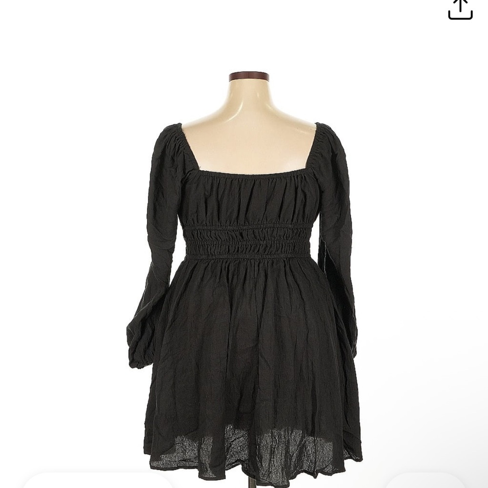 Eloquii Black Long Sleeve Dress